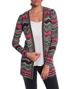M Missoni Printed Cardigan - Lyst