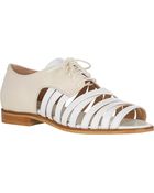 Band of Outsiders Strappy Lace-Up Derbys - Lyst