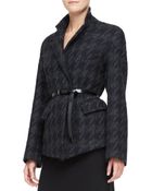 Donna Karan New York Belted Convertible Jacket - Lyst