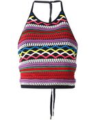 DSquared2 Patterned Halter Neck Top - Lyst