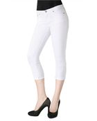 Big Star Alex Skinny Cropped Jeans - Lyst