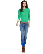 Polo Ralph Lauren Slim-Fit Cabled Cashmere - Lyst
