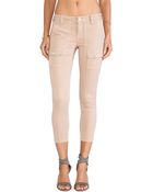 Joie So Real Cropped Twill Pants - Lyst