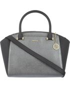 DKNY Saffiano Small Satchel - Lyst
