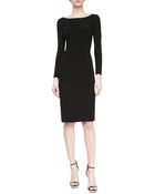 Michael Kors Doubleface Crepe Sheath Dress - Lyst