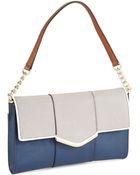 Calvin Klein Colorblock Clutch Bag - Lyst