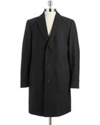 Hugo Boss Stratus Wool Coat - Lyst