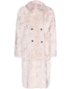 Marni Wool And Goat Fur Coat - Lyst