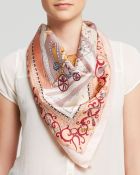 Ferragamo Foulards Palazzo Silk Scarf - Lyst