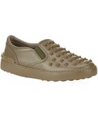 Valentino Rockstud Leather Skate Shoe - Lyst