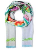 Etro Printed Scarf - Lyst