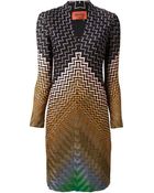Missoni Zig Zag Crochet Knit Dress - Lyst