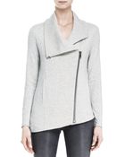 Helmut Lang Villous Zip Up Sweatshirt - Lyst