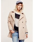 Free People Womens Miss Molly Textured Overco - Lyst