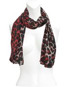 McQ by Alexander McQueen Animal Print Shawl 135X135 - Lyst