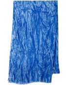 Calvin Klein Distressed Scarf - Lyst