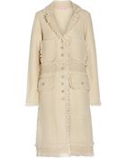 Ryan Lo Fringed Wool And Alpaca-Blend Coat - Lyst