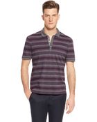 Hugo Boss Firenze | Regular Fit, Mercerized Cotton Striped Polo Shirt - Lyst
