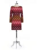 Jessica Simpson Zigzag Sheath Dress - Lyst