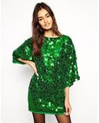 Asos Premium Sequin Mini Dress - Lyst