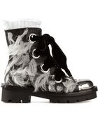 Alexander McQueen Lace-Up Boots - Lyst