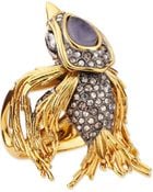 Alexis Bittar Starling Bird Ring With Labradorite And Crystals - Lyst