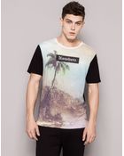 Pull&Bear Print T-Shirt - Lyst