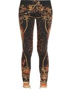 Balmain Printed Stretch-Cotton Skinny Jeans - Lyst