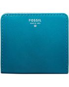 Fossil Sydney Leather Bifold Wallet - Lyst
