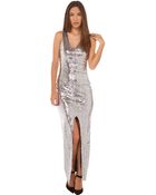 Akira Dance All Night Sequin Maxi Dress - Lyst
