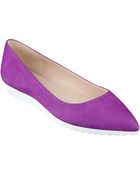 Nine West Otherhalf Pointed Toe Flats - Lyst