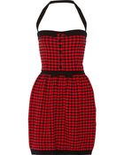 M Missoni Checked Jersey Dress - Lyst