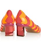 Nicholas Kirkwood Patterned Leather and Suede Pumps - Lyst