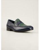 Ferragamo Bicolour Loafers - Lyst