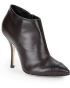 Giuseppe Zanotti Point-Toe Leather Ankle Boots - Lyst