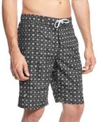 Tommy Hilfiger Daisy Squares Boardshort - Lyst
