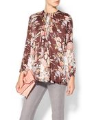 Zimmermann Tamer Drape Dress Shirt - Lyst