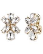 Anne Klein Rhinestone Cluster Earrings - Lyst