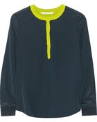Diane von Furstenberg Maisy Silk Top - Lyst