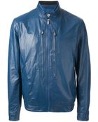 Zegna Sport Biker Style Jacket - Lyst