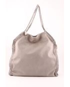 Stella McCartney Borsa Falabella Grande Grigia - Lyst