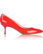 Casadei Patent-Leather Pumps - Lyst