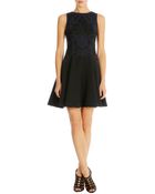 Karen Millen Baroque Embroidery Dress - Lyst