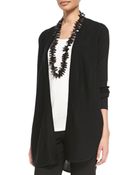 Eileen Fisher Fine Merino Links Cardigan - Lyst