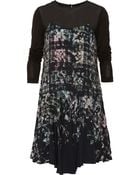 Tibi Printed Crepe Dress - Lyst