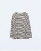 Zara Long Sleeve T-Shirt - Lyst