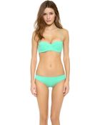 Mara Hoffman Underwire Bustier Bikini Top - Lyst