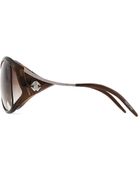 Roberto Cavalli Round Metaltemple Sunglasses - Lyst