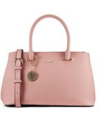 DKNY Saffiano Leather Medium Shopper - Lyst
