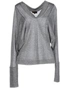 Vivienne Westwood Anglomania Long Sleeve Sweater - Lyst